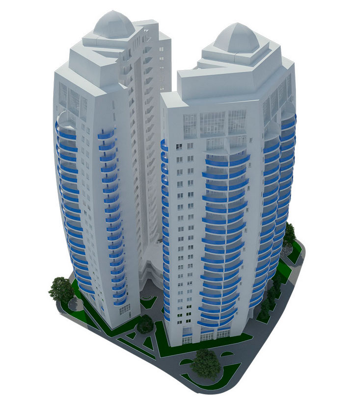 3D визуализация здания